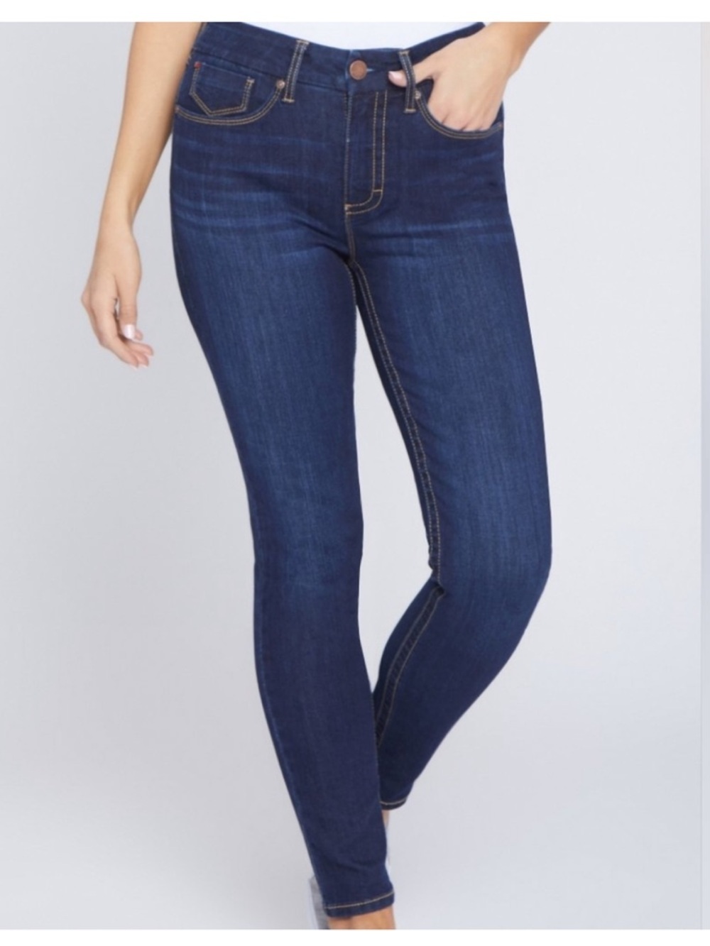 Seven Tummyless High-Rise Skinny Jeans size 16